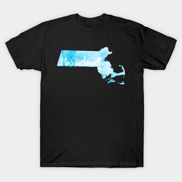 Blue Massachusetts T-Shirt by lolosenese